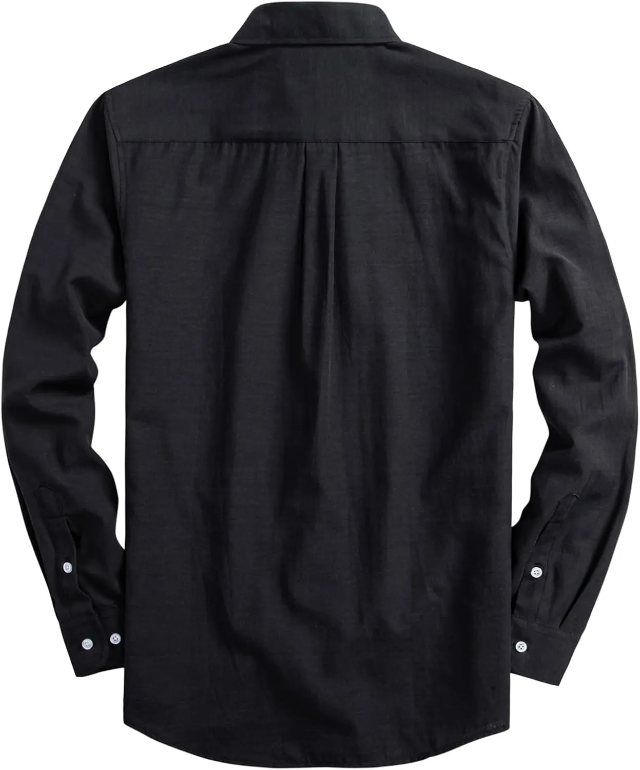 Mens Oxford Shirts Long Sleeve Slim Fit Lightweight Casual Button Down Shirts with Pocket