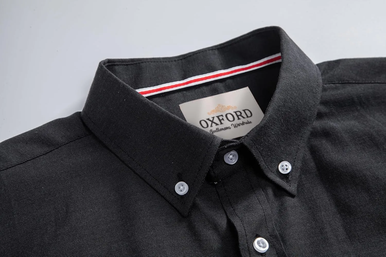 Mens Oxford Shirts Long Sleeve Slim Fit Lightweight Casual Button Down Shirts with Pocket