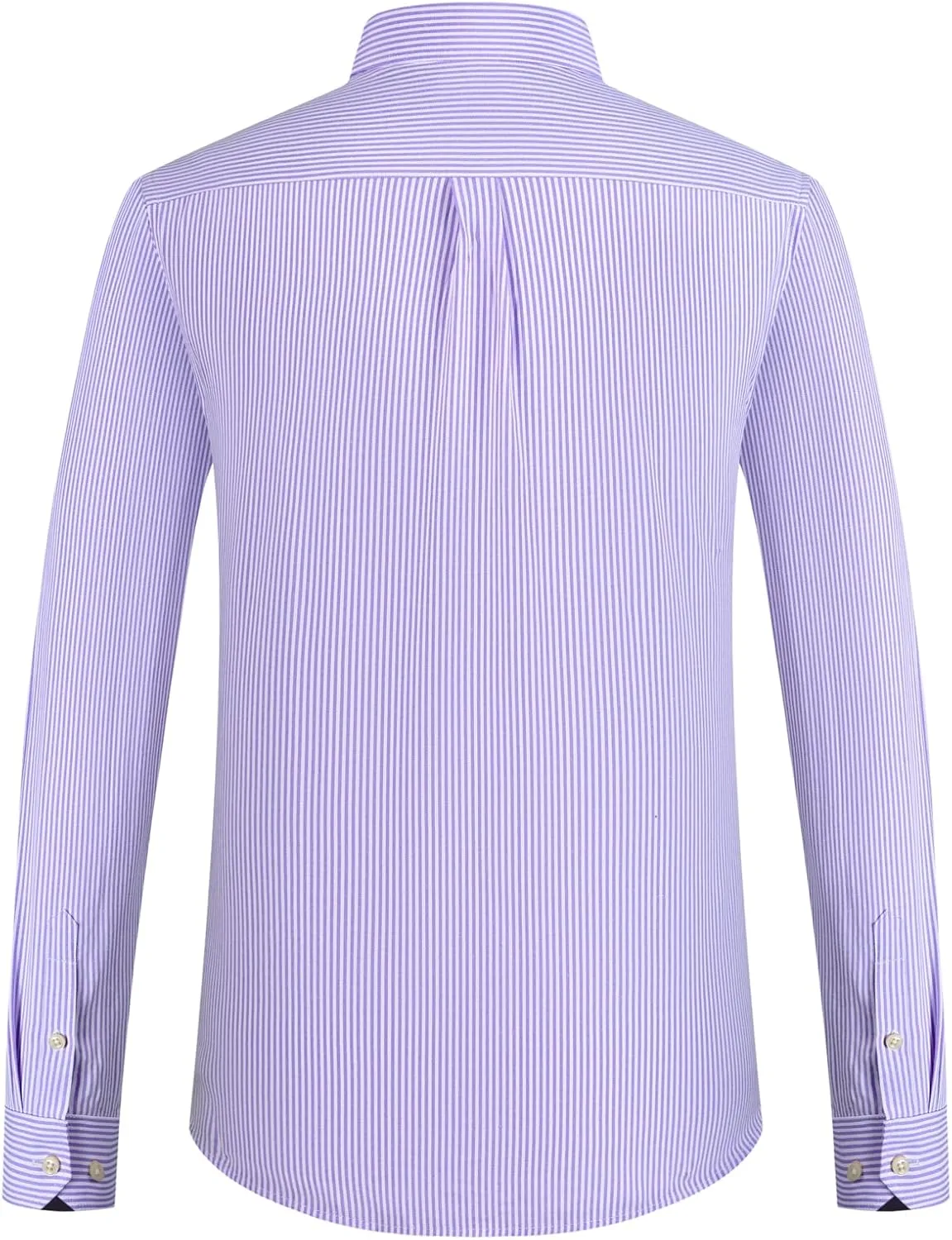 Men's Stylish Cotton Blend Casual Oxford Shirt, Breathable Long Sleeve Button Down Collar Work Shirt