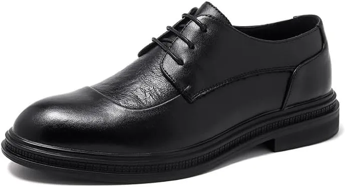 Mens Tuxedo Shoes Negotiation Modern Leather Business Casual Scale Pattern Comfort Formal Shoes Modern Platform Oxford Shoes for Men
