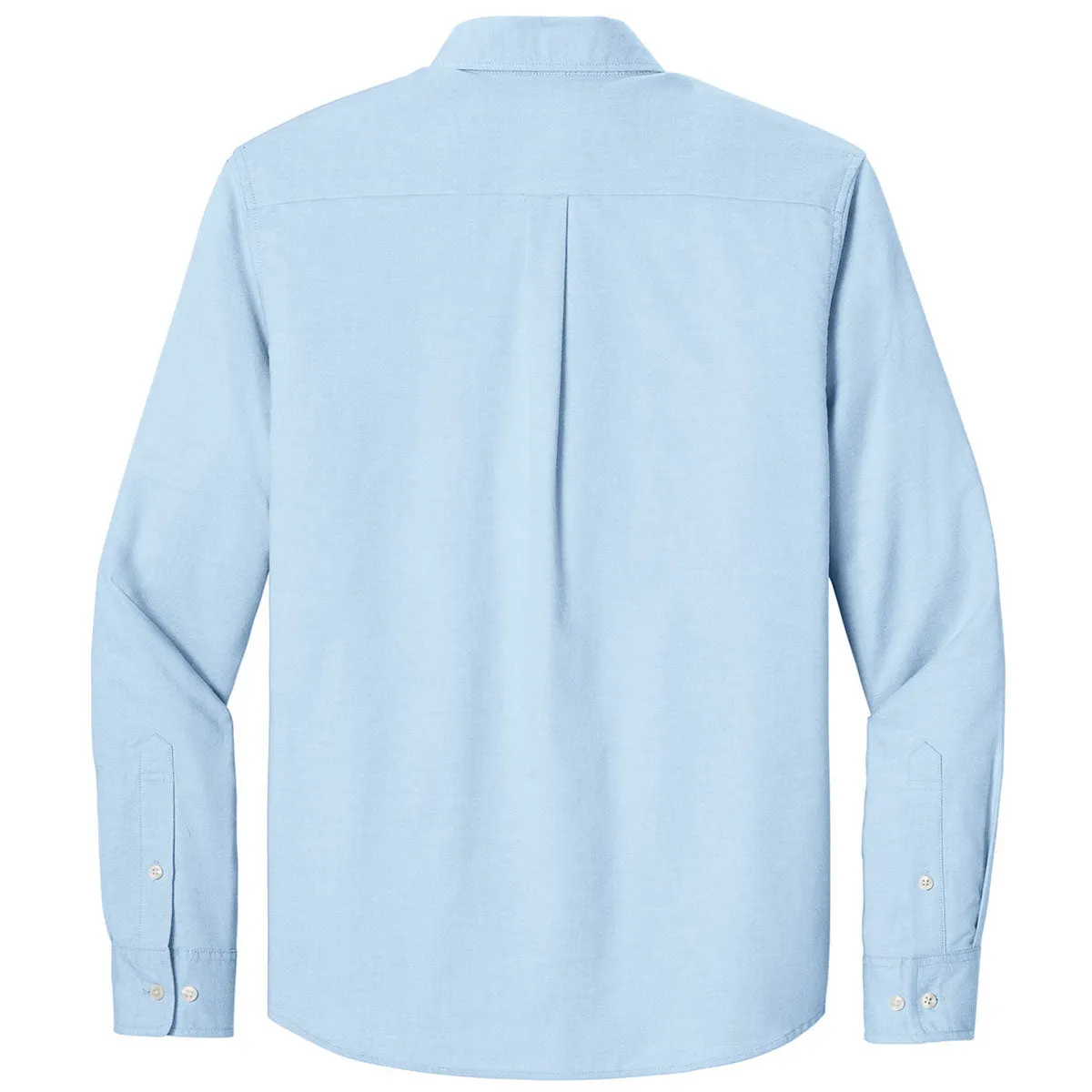 Mercer Mettle Men's Light Blue Long Sleeve Modern Oxford Shirt