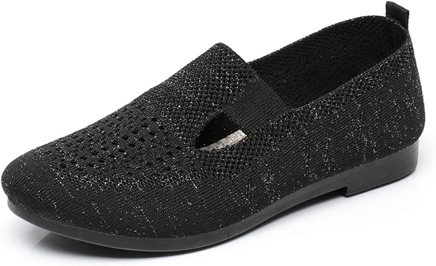 Mesh Breathable Slip-On Loafers for Women Soft Sole Non-Slip Orthotic Flat Trainers