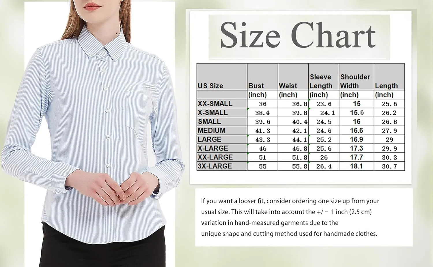 MGWDT Button Down Shirt Women Long Sleeve Blouse Oxford Shirt Classic-Fit Cotton Tops Wrinkle Resistant (2XS-3XL)