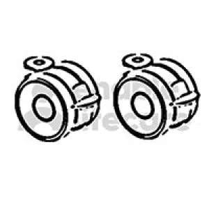 Midi 180 | Classic Rear Castors 100mm