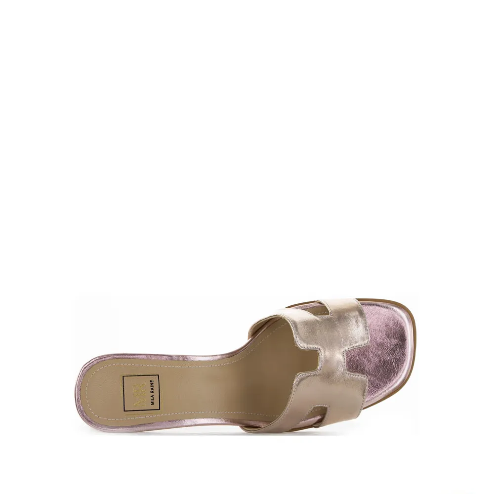 MILA RAINE MINKY ROSE GOLD