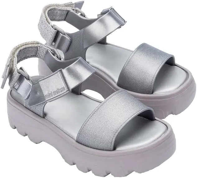 mini melissa Girl's Kick Off Sandal Platform