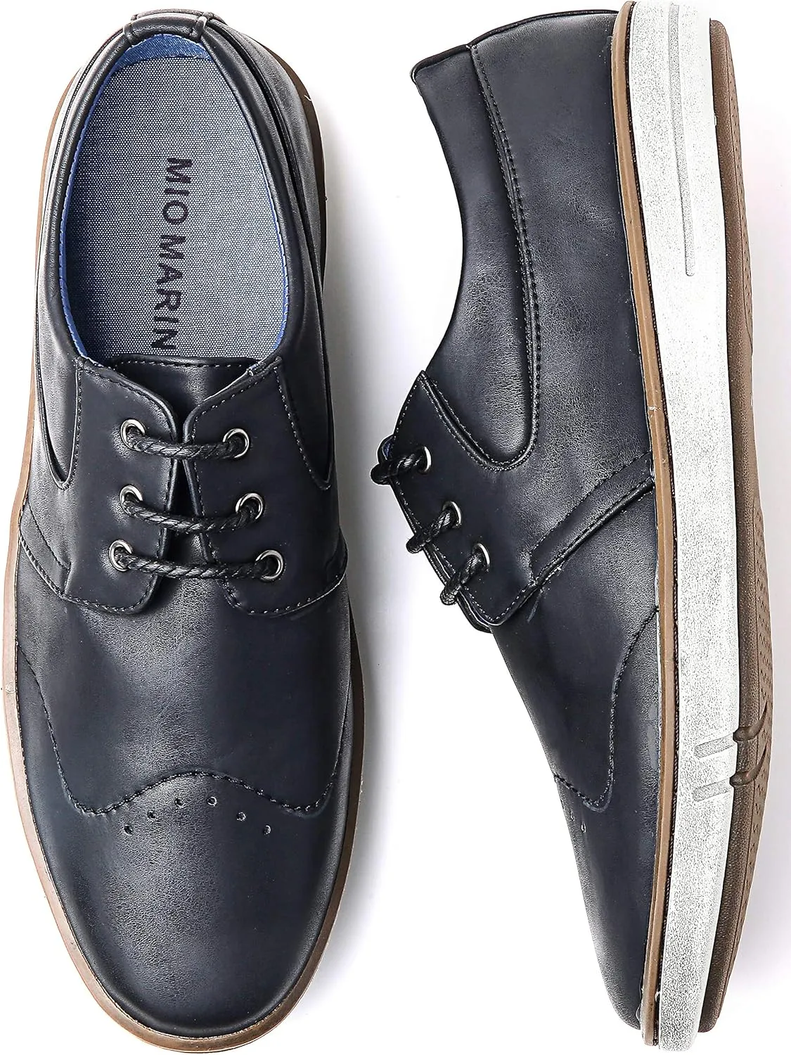 Mio Marino Men Casual Oxford Shoes - Comfortable Business Fashion Mens Casual Dress Shoes