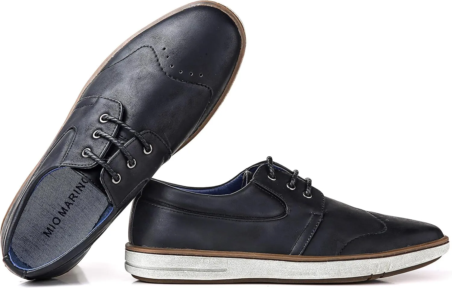 Mio Marino Men Casual Oxford Shoes - Comfortable Business Fashion Mens Casual Dress Shoes