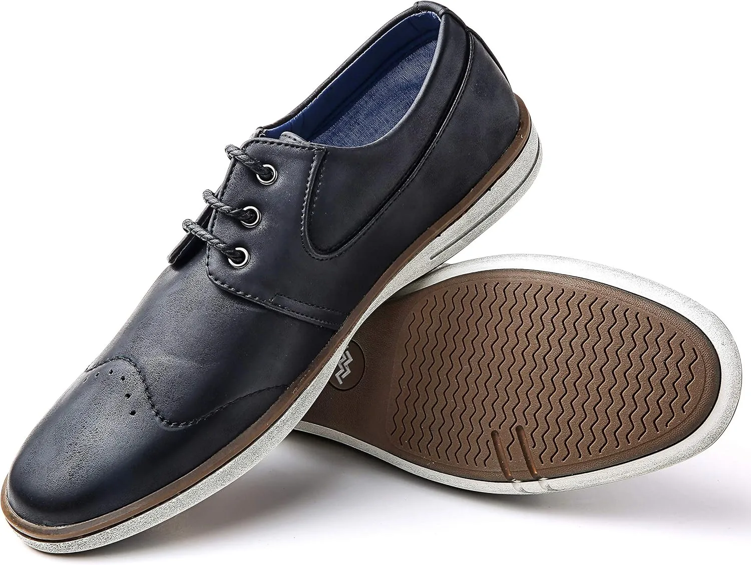 Mio Marino Men Casual Oxford Shoes - Comfortable Business Fashion Mens Casual Dress Shoes