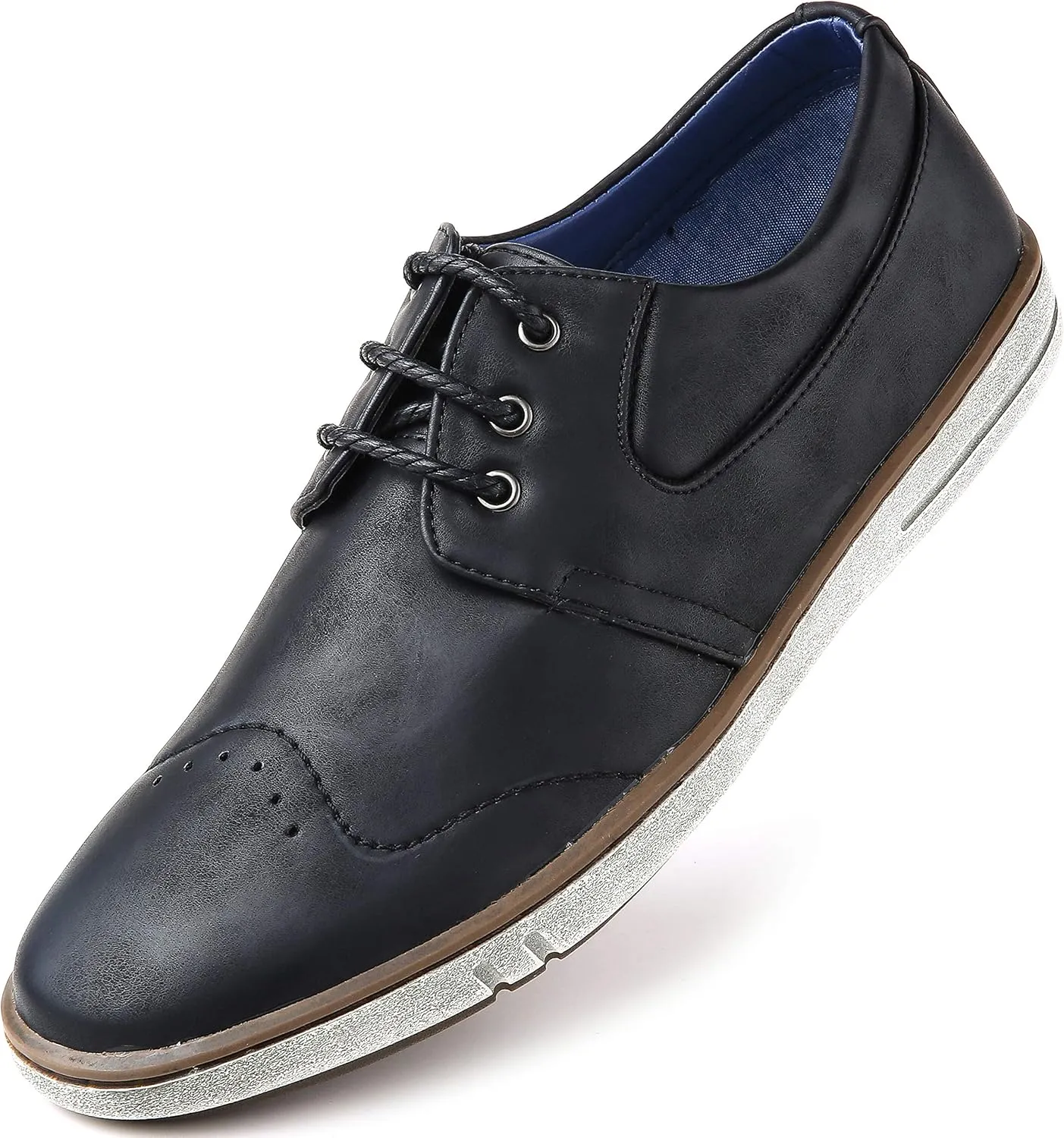 Mio Marino Men Casual Oxford Shoes - Comfortable Business Fashion Mens Casual Dress Shoes