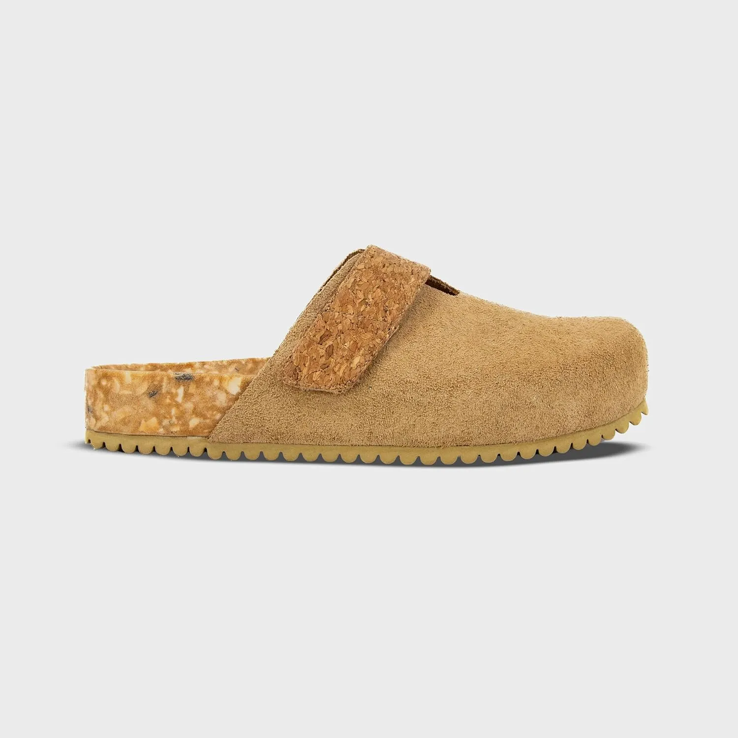 More Mesa Suede Comfort Clogs, Leather Mule Sandals with Arch Support, Recycled Foam Midsole