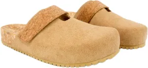 More Mesa Suede Comfort Clogs, Leather Mule Sandals with Arch Support, Recycled Foam Midsole