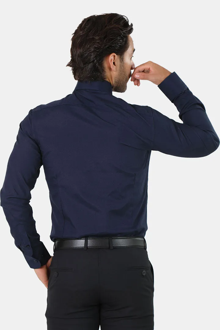 MOSAIQUE SLIM OXFORD SHIRT FORMAL FULL SLEEVE