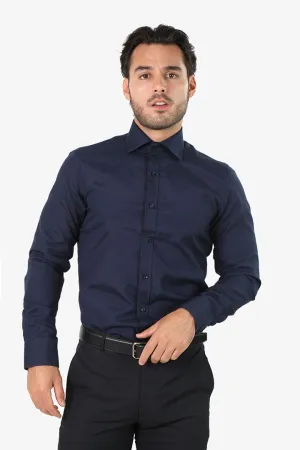 MOSAIQUE SLIM OXFORD SHIRT FORMAL FULL SLEEVE