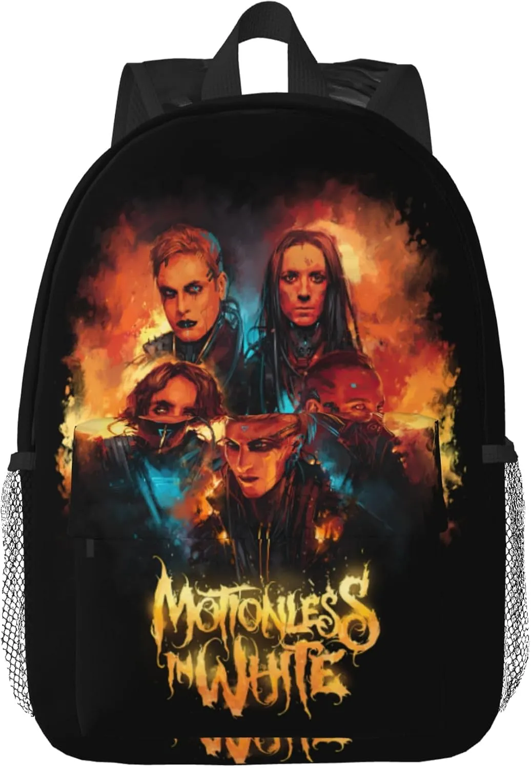 Motionless Rock In White Unisex Casual Backpack Lightweight Travel Bag Classic Laptop Daypack Men Women Backpack