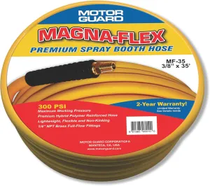 Motor Guard MF-35 Magna-Flex Premium Spray Booth Hose 3/8-Inch x 35-Feet