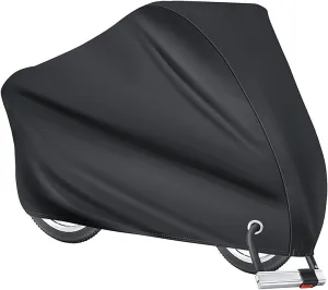 Motorcycle Cover for Daelim VL 125 Classic Scooter Cycle Moped Cover Anti-UV Moped Cover with Lock Holes Windproof Buckle and Elastic Hem,A2-200x85x110