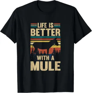 Mule Funny Retro Vintage T-Shirt