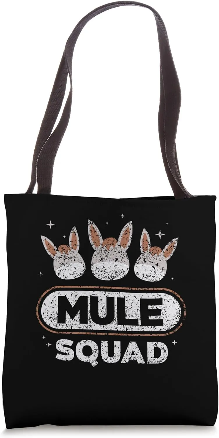 Mule Squad Animal Cute Lover Mules Mule Tote Bag