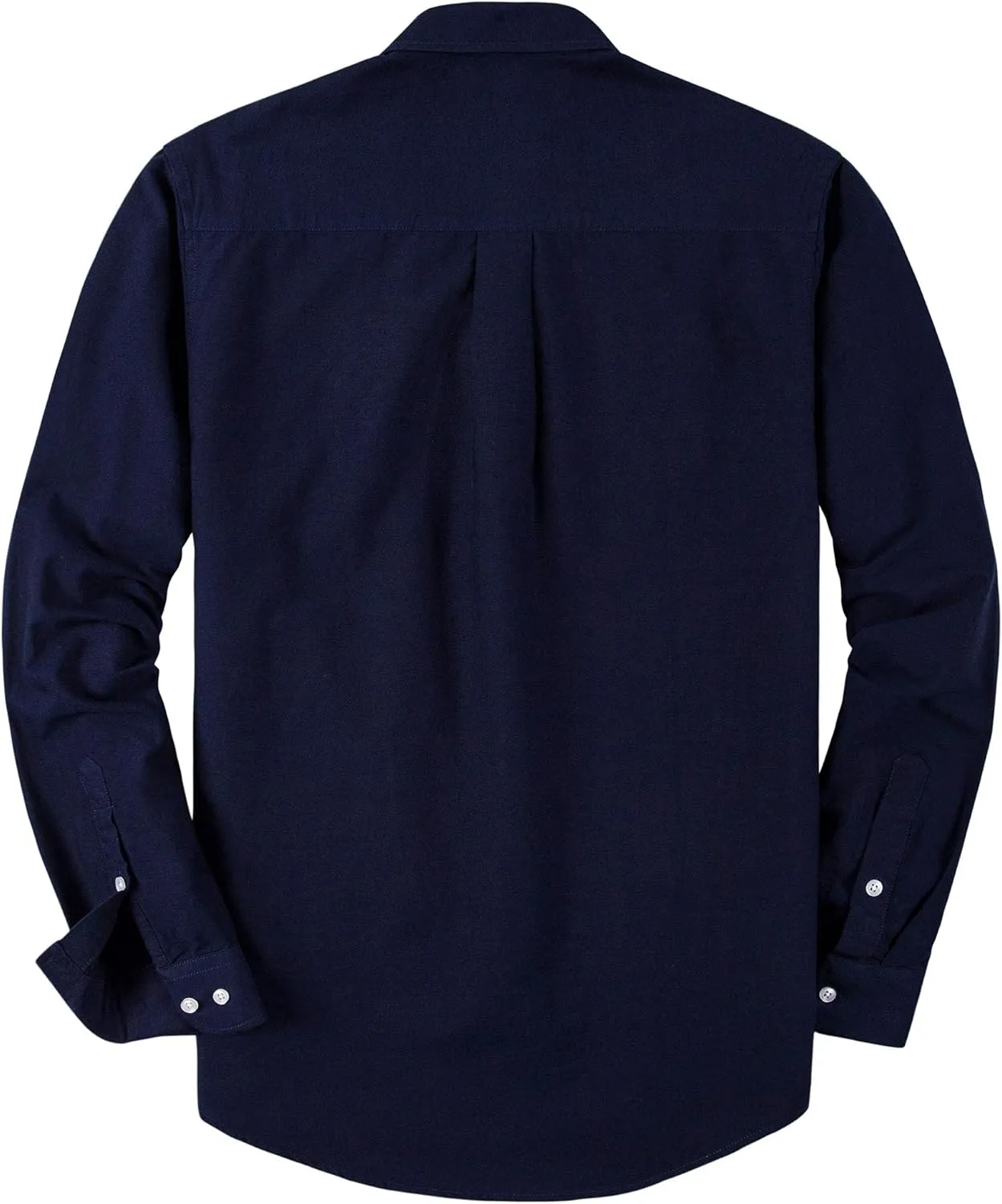 MUSE FATH Men's Oxford Dress Shirt-Cotton Casual Regular Fit Long Sleeve Shirt