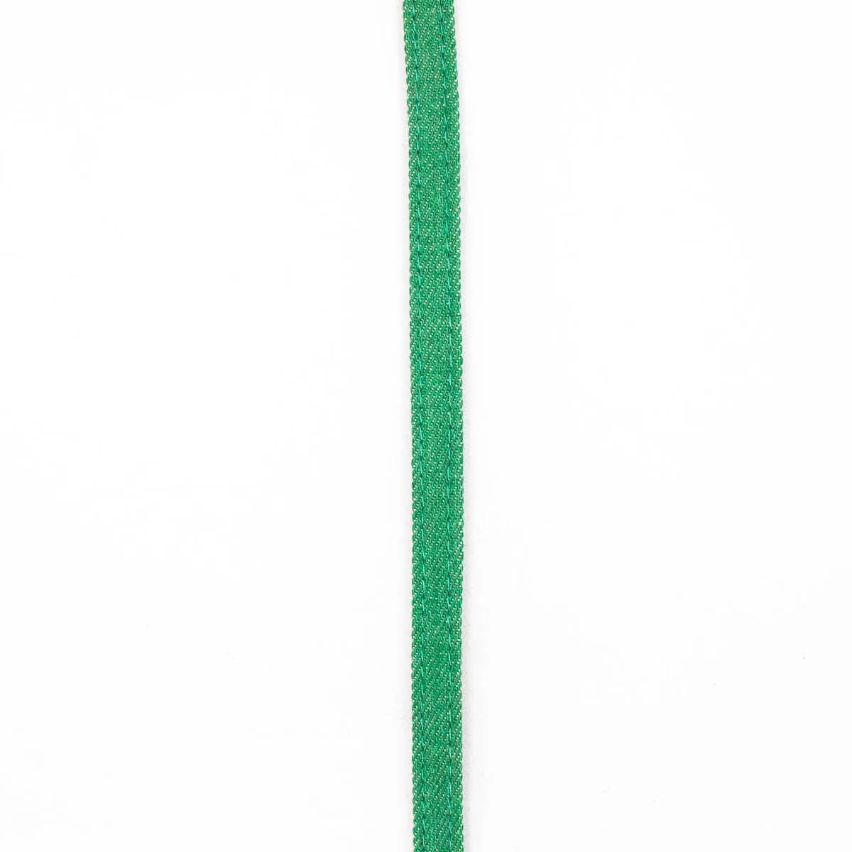 Natural cork & Green denim 10mm flat cord COR-375(10meters)