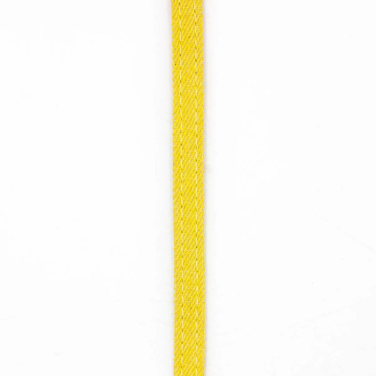 Natural cork & Yellow denim 10mm Flat cord COR-374(10meters)