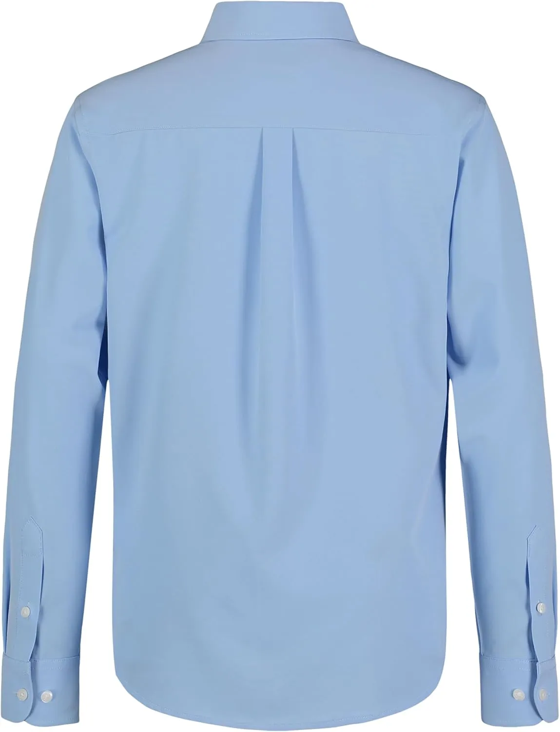 Nautica Big Boys' School Uniform Long Sleeve Performance Oxford Button-Down Shirt