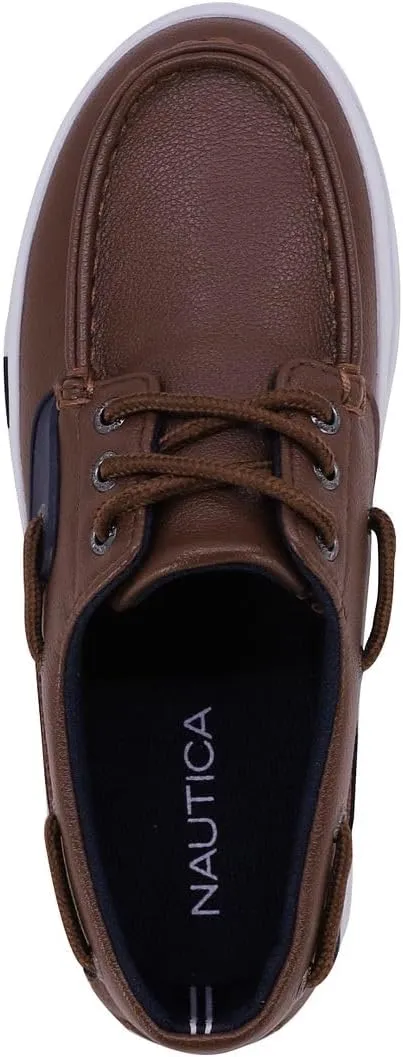 Nautica Kid's Spinnaker Youth Boat Shoe Casual Loafer 2 Eye Lace (Little Kid/Big Kid)