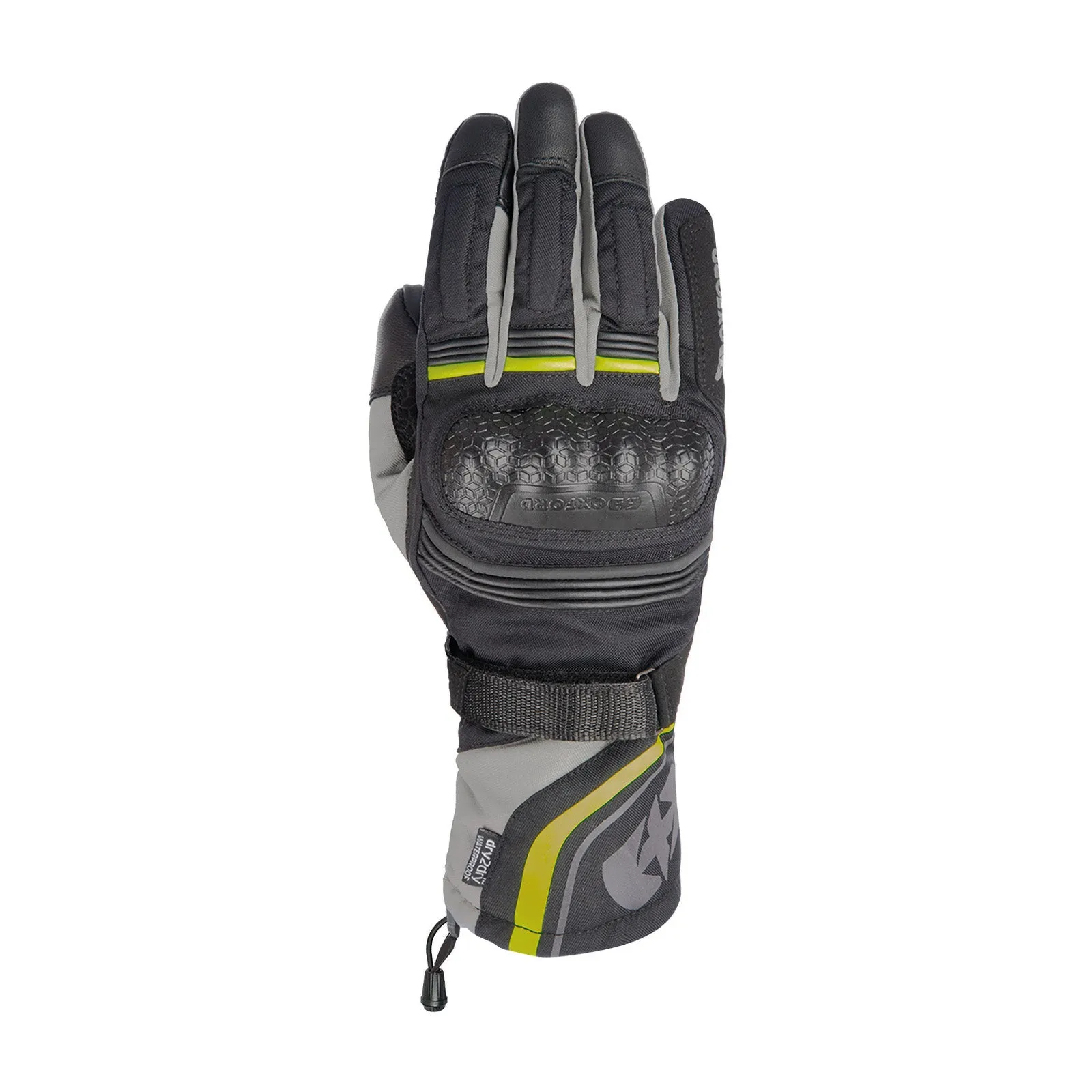 New OXFORD Montreal 4.0 Dry2Dry Gloves - Black / Grey / Fluro (XL) #OXGM201105XL