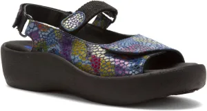 New Wolky Women's Jewel Sandal Jeans Blue Multi 39
