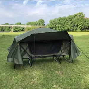 No-Build Off-The-Ground Tent Outdoor Single and Double Rainproof Thickened Sunscreen Field Tent, 210*120*120cm