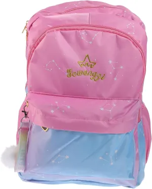 NOLITOY 1pc Capacity Gradient Color Backpack for Breathable Back Cushion for Comfort Student Travel Bag present for Christmas Birthdays