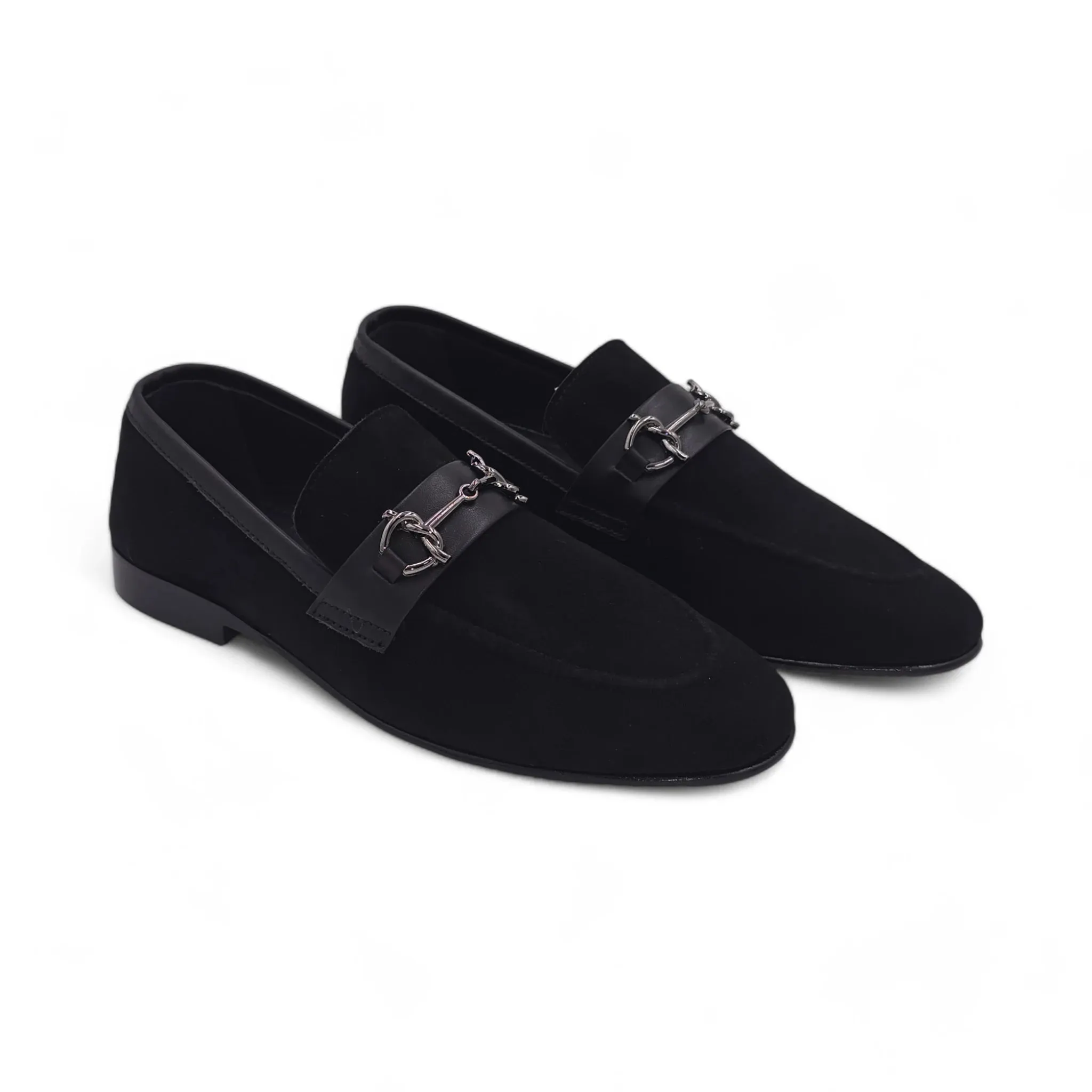 OK-3004 Dark Suede Leather Loafer