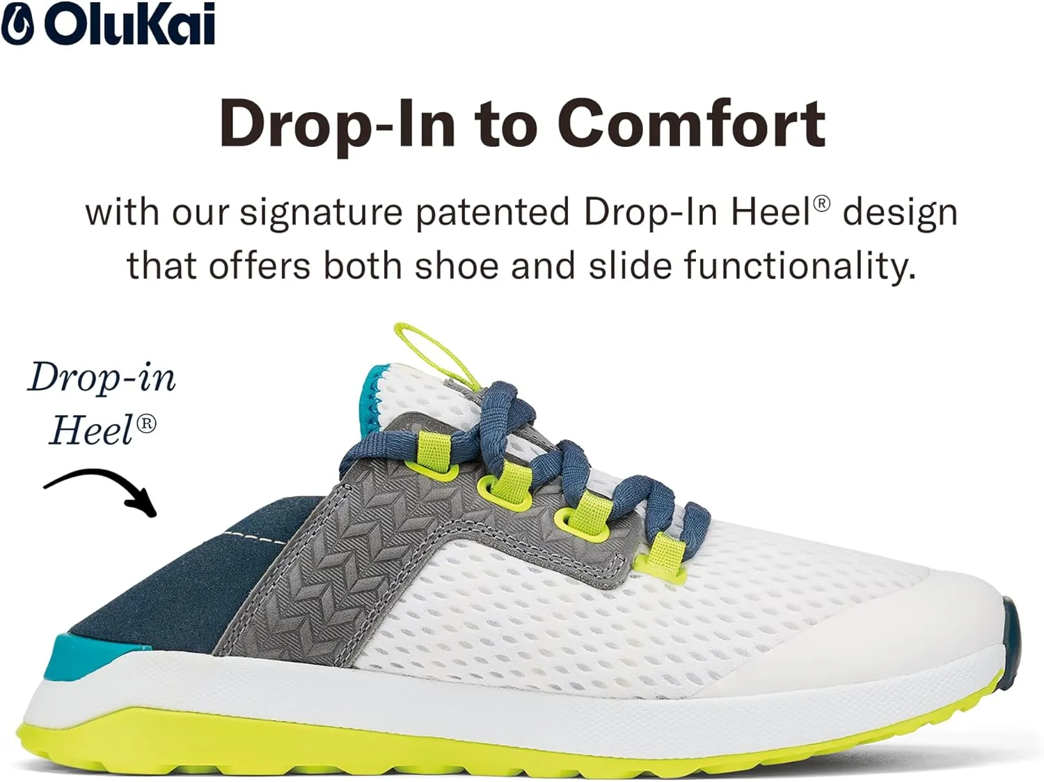 OLUKAI Ohana Men's Beach Sandals, Water Resistant Flip Flops, Arch Support & Comfort Fit, Lightweight & Durable, Enhanced Grip & Traction
