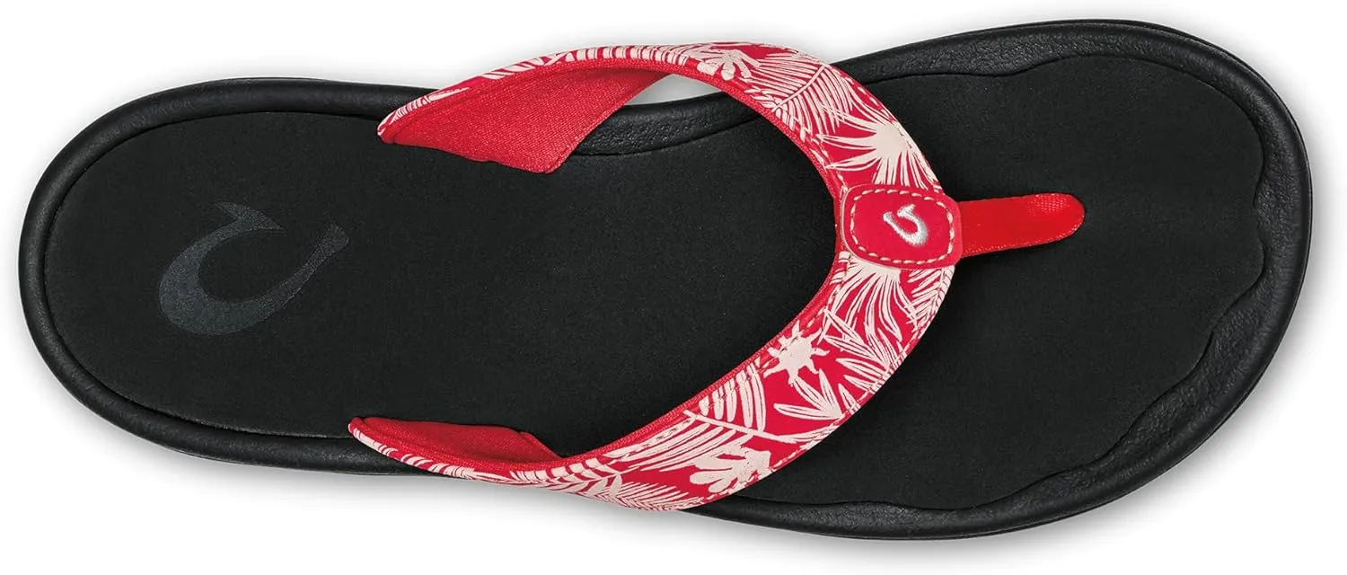OLUKAI Ohana Women's Beach Sandals, Water Resistant Flip Flops, Arch Support & Comfort Fit, Lightweight & Durable, Enhanced Grip & Traction