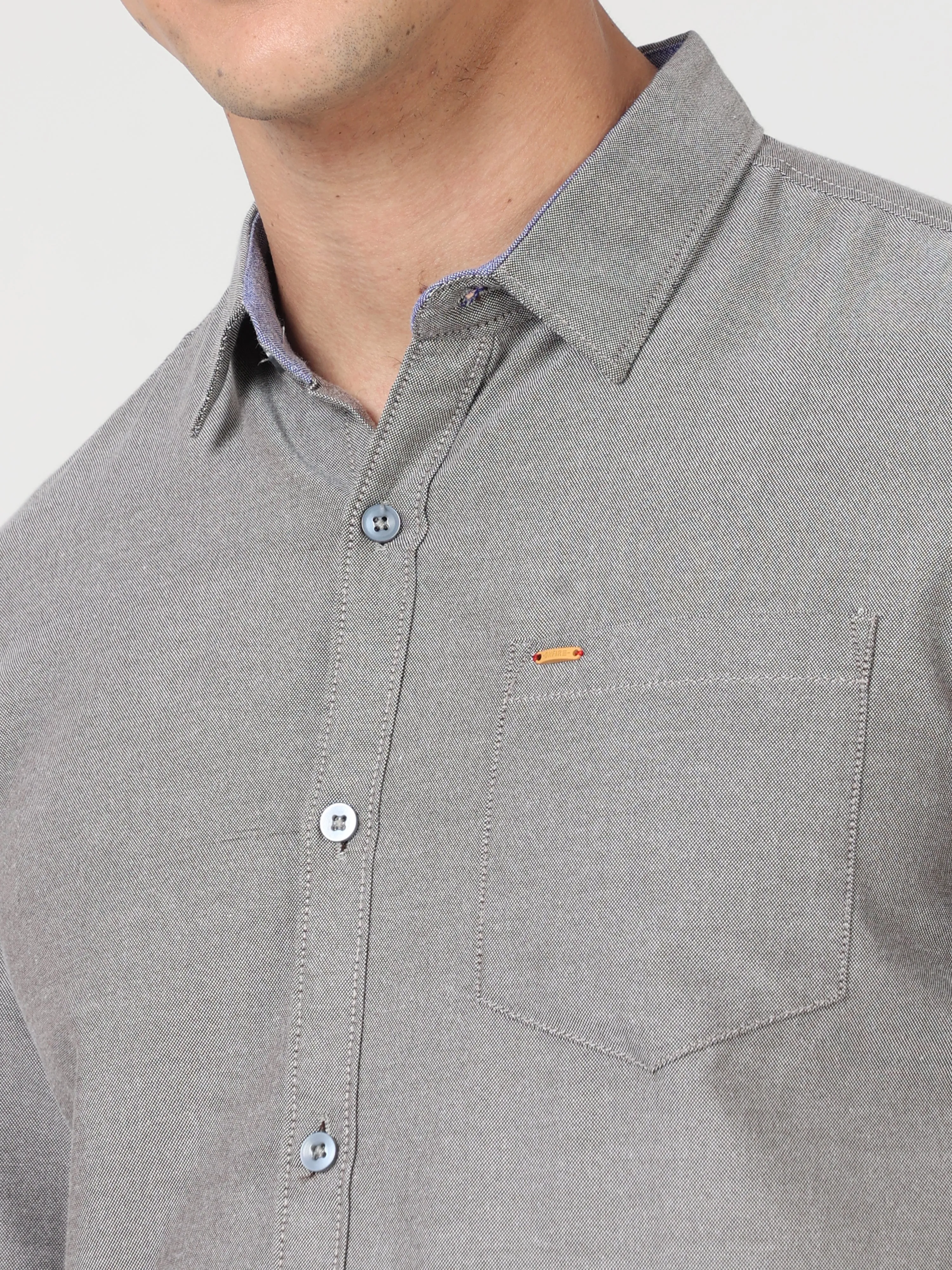 Onfire Oxford Grey Shirt