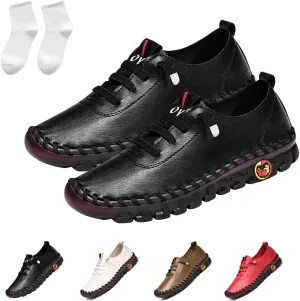 Ortho Stride Plus Shoes for Women, Ultra Soft Orthopedic Shoes, Breathable Round Head Soft Bottom Non-Slip Flat Shoes