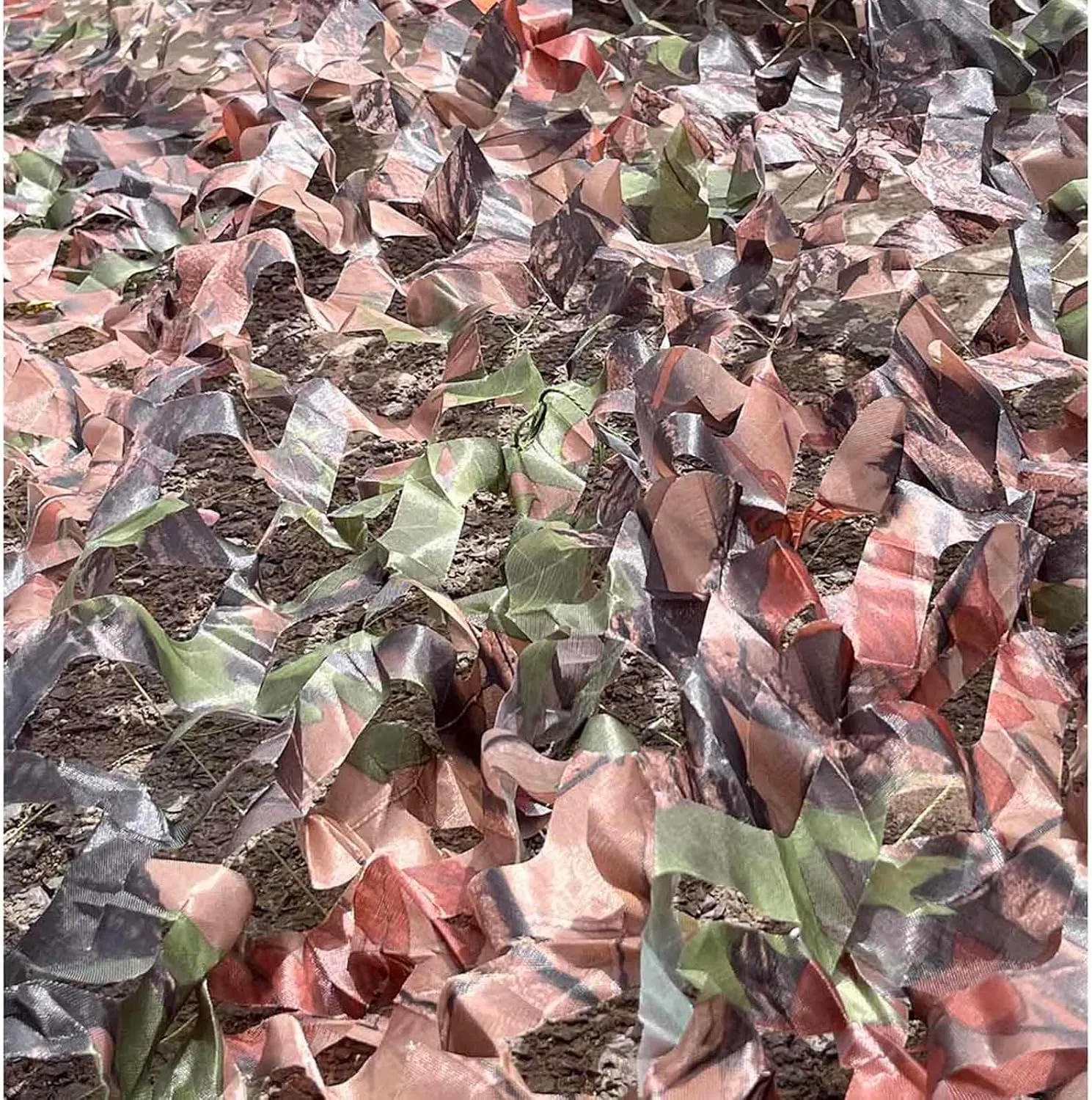 Outdoor Camo Net, Reinforced Camouflage Netting, 2x4m 3x6m 4x8m 5x10m Sunblock Shade Net, Camouflage Net for Military Decoration/Hunting,cp-3x5m/9.8 * 16.4ft
