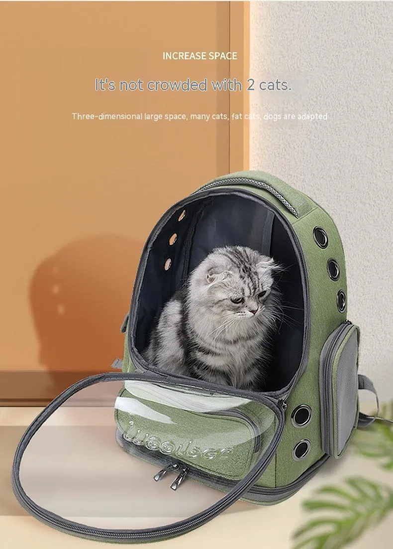 Outdoor Portable Breathable Space Pet Cabin Backpack