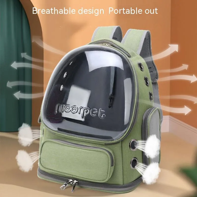 Outdoor Portable Breathable Space Pet Cabin Backpack