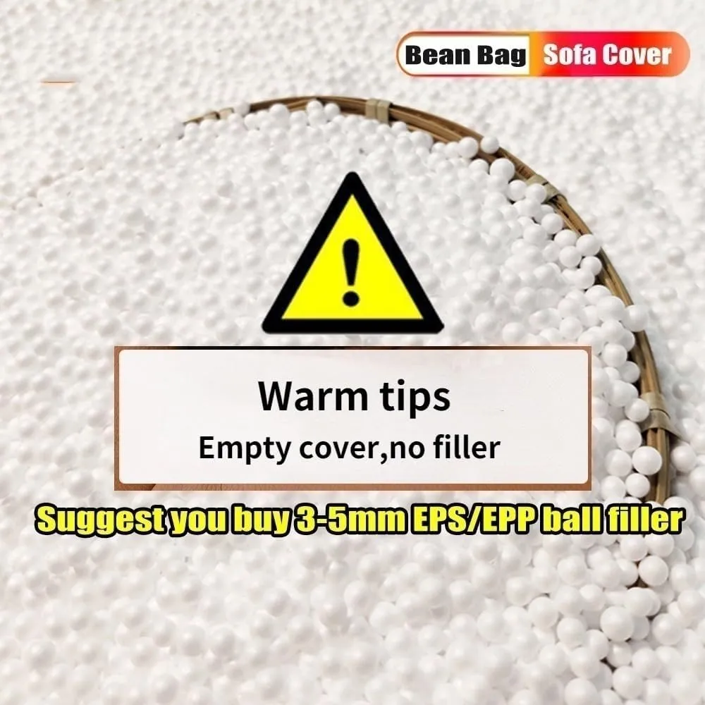 Outdoor Waterproof Bean Bag Cover, Adults' Pool Floating Bean Bag Chair, Oxford