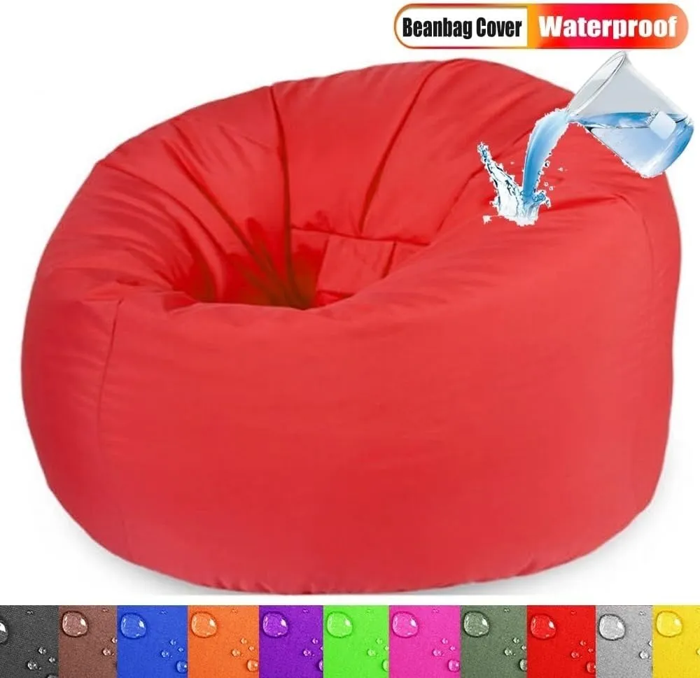 Outdoor Waterproof Bean Bag Cover, Adults' Pool Floating Bean Bag Chair, Oxford