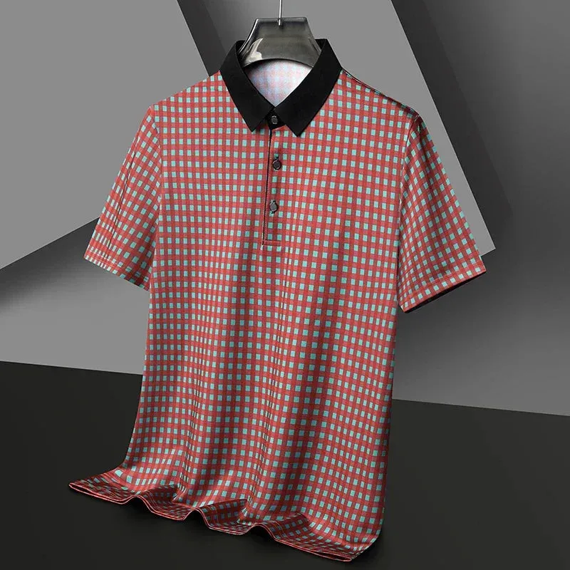 Oxford - Grid Plaid Polo