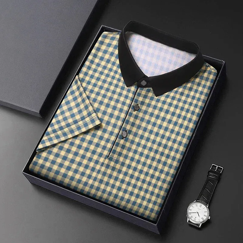 Oxford - Grid Plaid Polo
