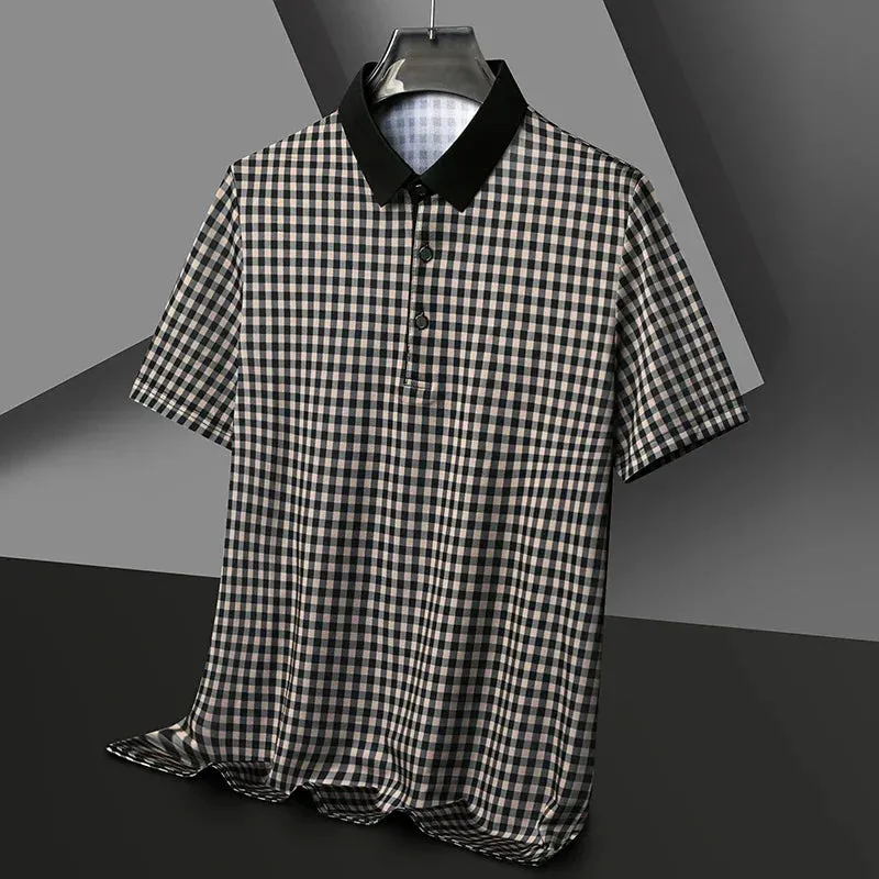 Oxford - Grid Plaid Polo