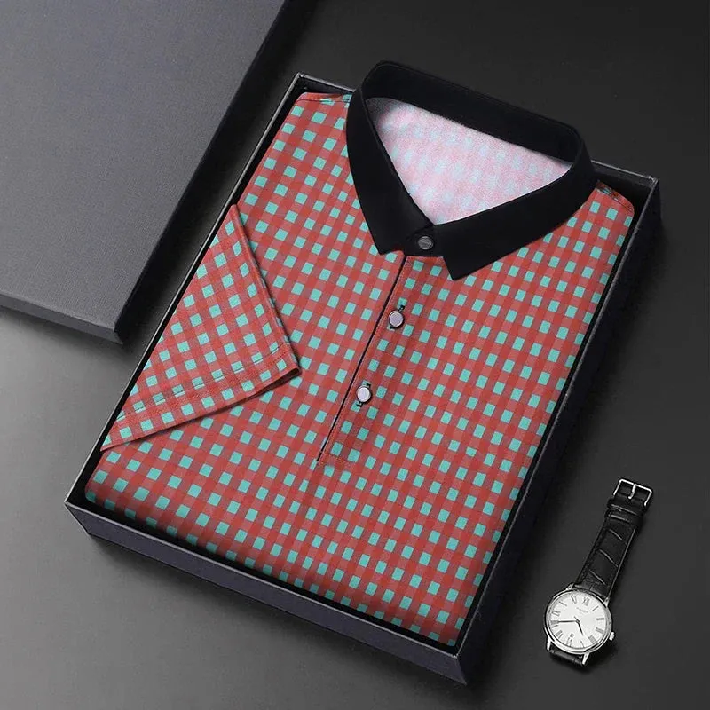Oxford - Grid Plaid Polo