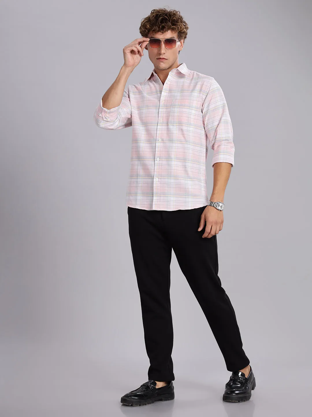 Oxford Pink Button Down Cotton Shirt