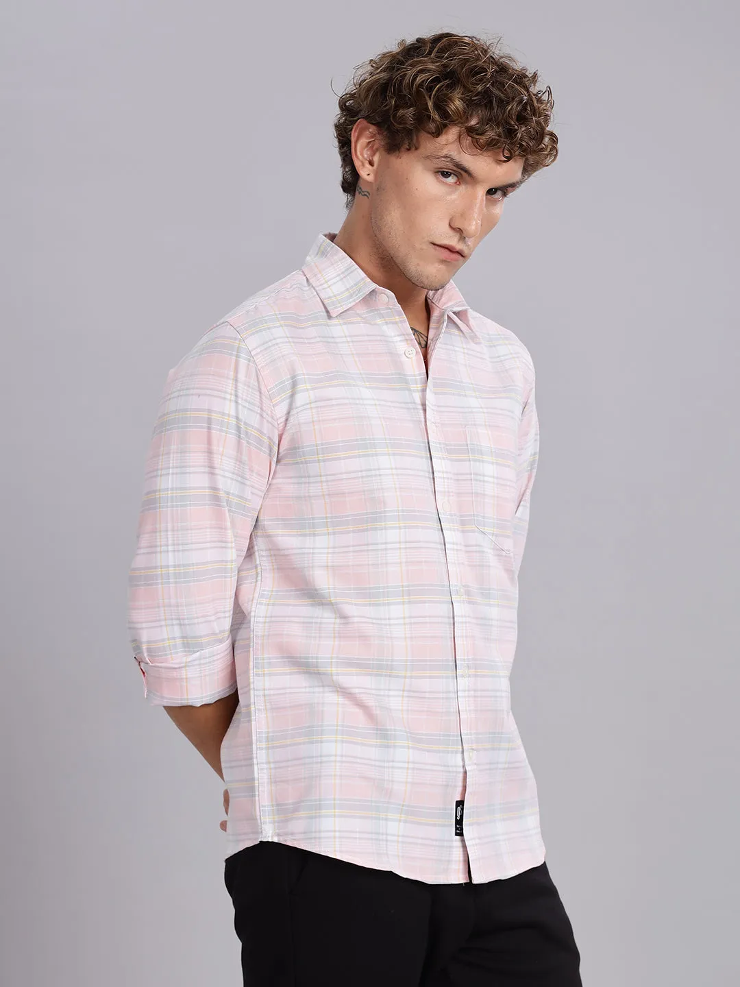 Oxford Pink Button Down Cotton Shirt