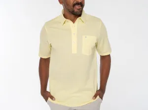 Oxford Pique Players Shirt - Lemon
