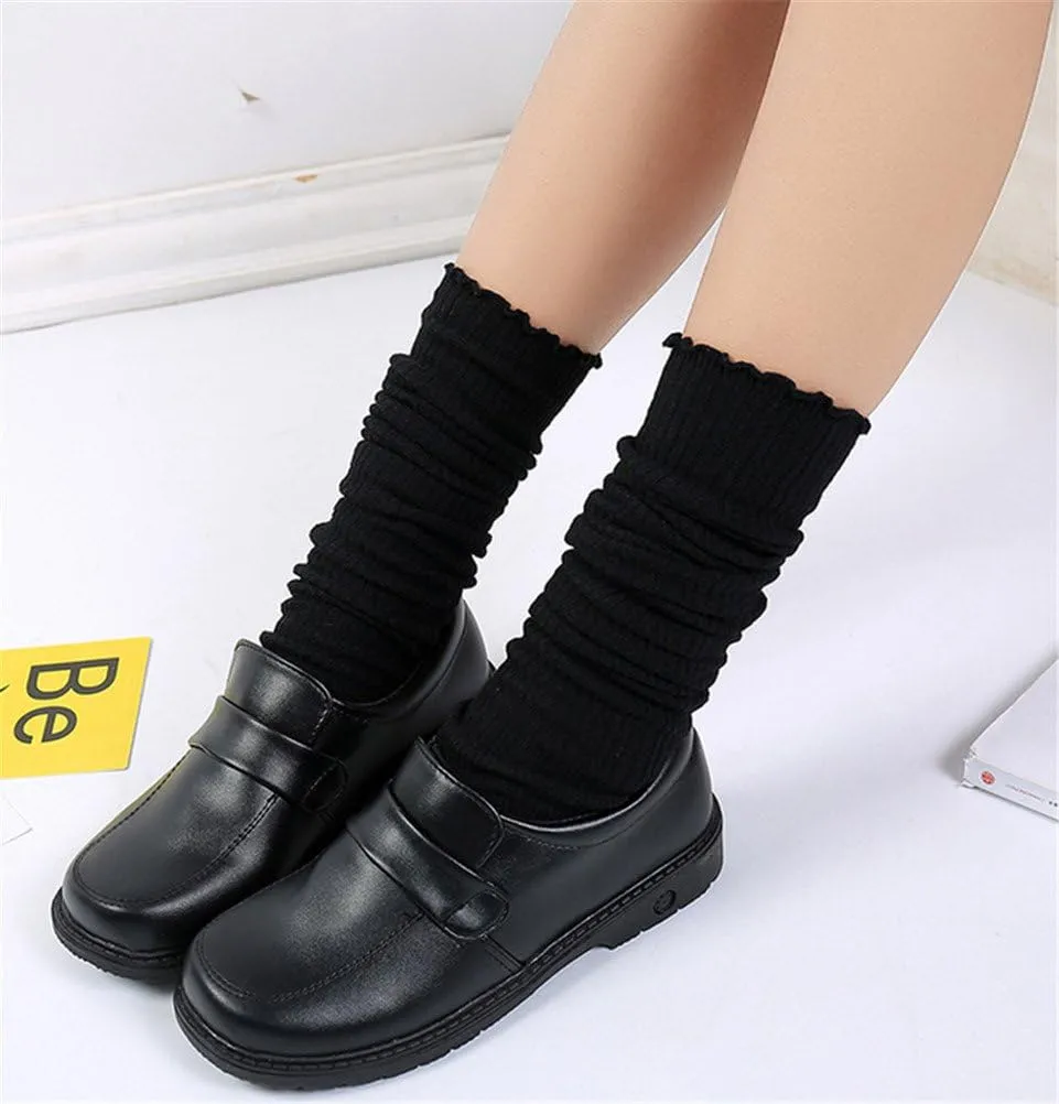 Oxford Shoes Women Heels, JK School Uniform Dress Shoes Japanese Anime Cosplay Use